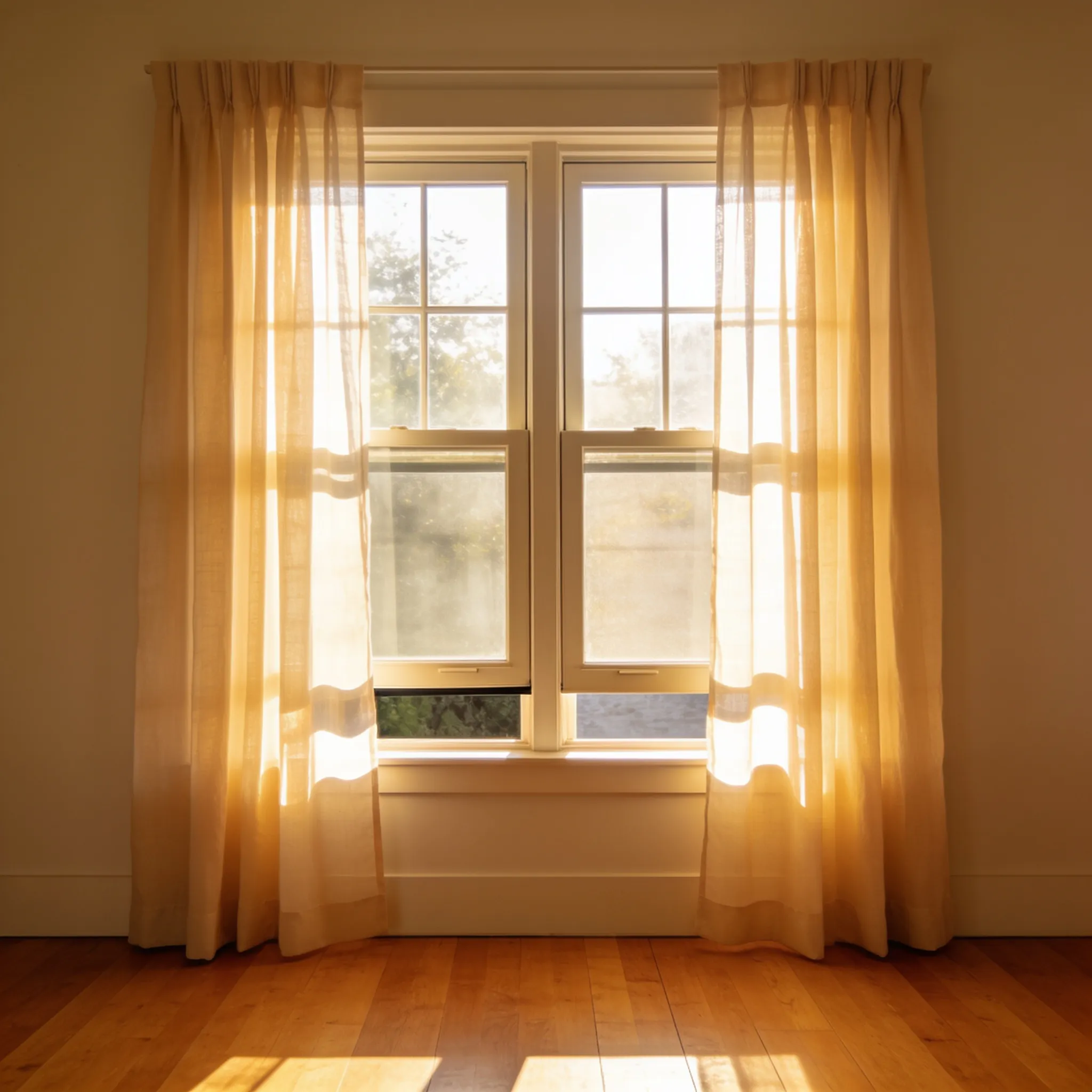 Morning light through a new double-hung window in Berry Hill — bottom sash gliding freely, job site left spotless, guarantee in hand.